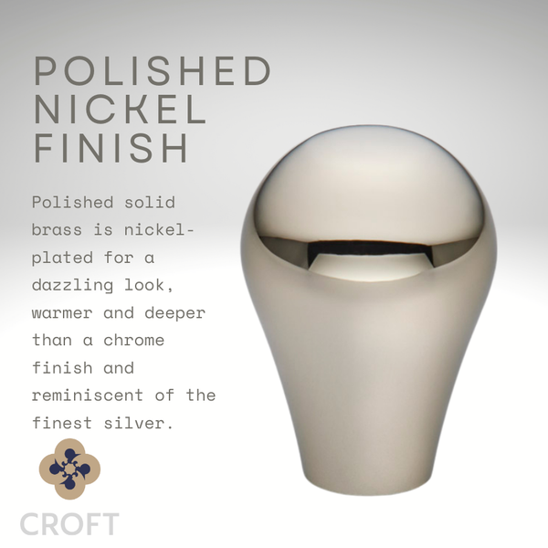 Croft - Zeppelin Turn and Release on Reeded Covered Rose by Croft Ironmongery