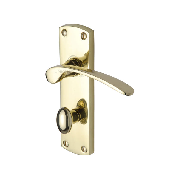 Luca Door Handle on Plate by M Marcus - Heritage Brass