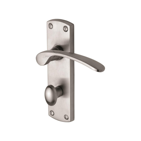 Luca Door Handle on Plate by M Marcus - Heritage Brass