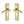 Luca Door Handle on Plate by M Marcus - Heritage Brass