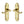 Milton Door Handle on Plate by M Marcus - Heritage Brass