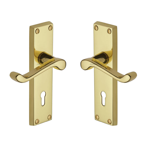 Malvern Door Handle on Plate