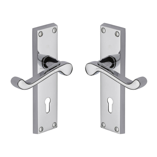 Malvern Door Handle on Plate