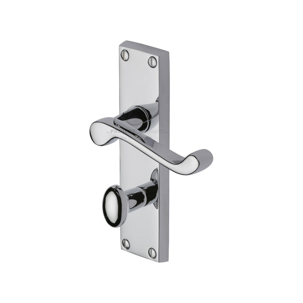 Malvern Door Handle on Plate by M Marcus - Heritage Brass