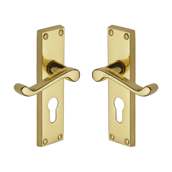 Malvern Door Handle on Plate