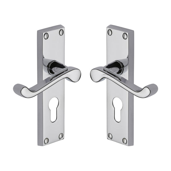 Malvern Door Handle on Plate