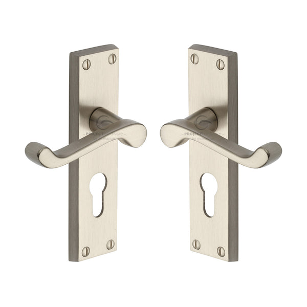 Malvern Door Handle on Plate