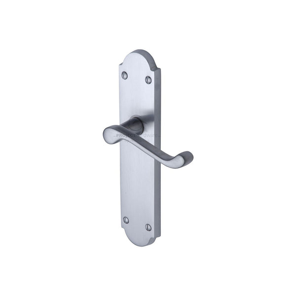 Kensington Door Handle on Plate by M Marcus - Heritage Brass