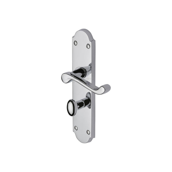 Kensington Door Handle on Plate by M Marcus - Heritage Brass