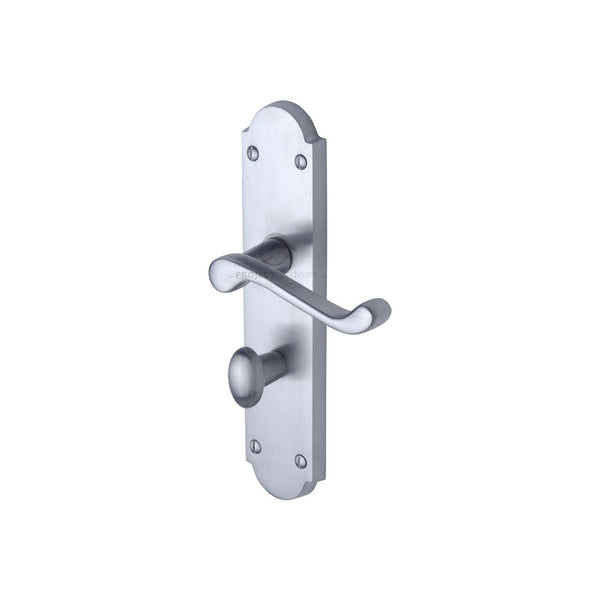 Kensington Door Handle on Plate by M Marcus - Heritage Brass