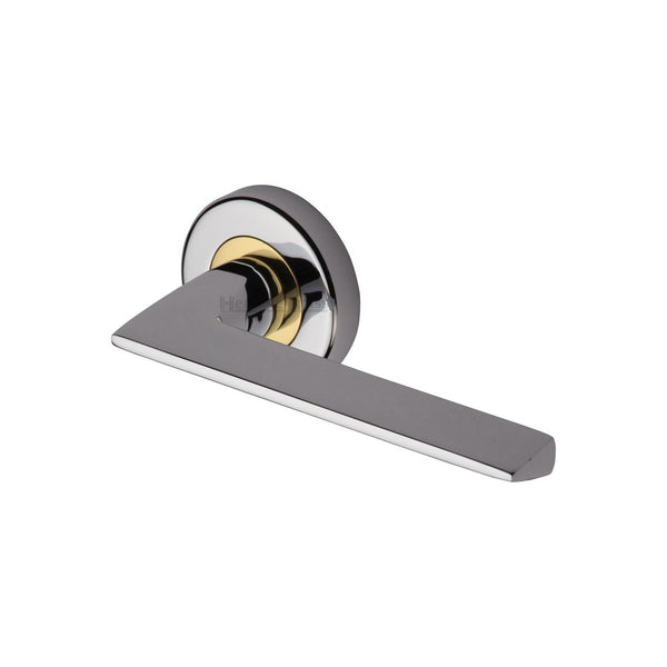 Pyramid Door Handle On Round Rose Pyd3535