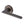Pyramid Door Handle on Round Rose by M Marcus - Heritage Brass