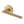 Pyramid Door Handle on Round Rose by M Marcus - Heritage Brass