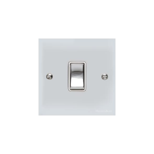 Victorian Elite Range Polished Chrome Switches & Sockets, R02 - 20A Double Pole Switch by Heritage Brass By M-Marcus