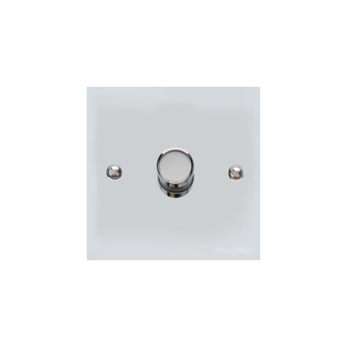 Victorian Elite Range Polished Chrome Switches & Sockets, R02 - 1 Gang Dimmer 400 watts (Compatible with halogen/ incandescent bulbs) by Heritage Brass By M-Marcus