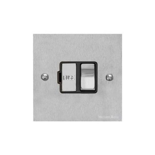 Victorian Elite Range Satin Chrome Switches & Sockets, R03 - Switched Spur (13 Amp) by Heritage Brass By M-Marcus