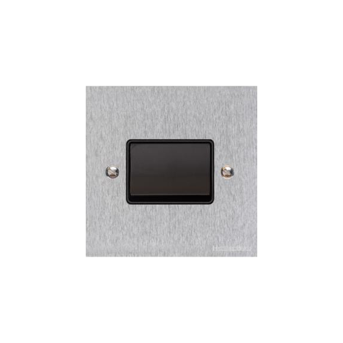 Victorian Elite Range Satin Chrome Switches & Sockets, R03 - 6A Triple Pole Fan Isolator Switch by Heritage Brass By M-Marcus