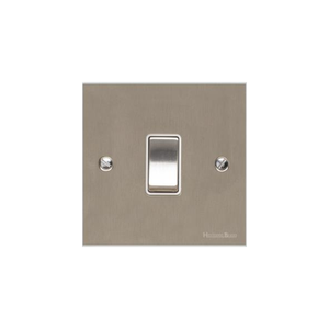 Victorian Elite Range Satin Nickel Switches & Sockets, R05 - 1 Gang Rocker Switch by Heritage Brass By M-Marcus