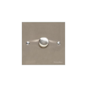 Victorian Elite Range Satin Nickel Switches & Sockets, R05 - 1 Gang TED Dimmer (Compatible with LED Lamps) by Heritage Brass By M-Marcus
