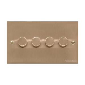 Victorian Elite Range Antique Brass Switches & Sockets, R91 - 4G Multi Location Primary Dimmer by Heritage Brass By M-Marcus