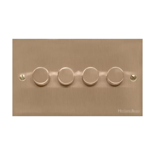 Victorian Elite Range Antique Brass Switches & Sockets, R91 - 4G Multi Location Secondary Dimmer by Heritage Brass By M-Marcus