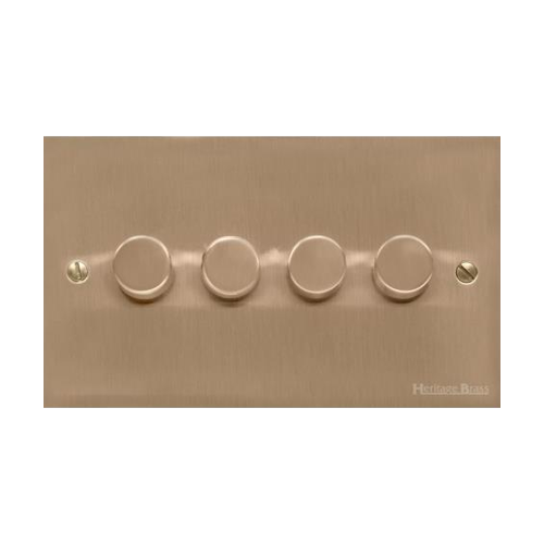 Victorian Elite Range Antique Brass Switches & Sockets, R91 - 4G Multi Location Secondary Dimmer by Heritage Brass By M-Marcus