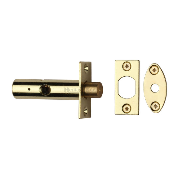 M Marcus - Heritage Brass, Rack Bolt without Turn , Escutcheons & Privacy Thumbturns, Turn & Release