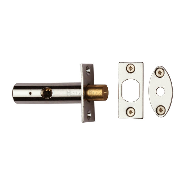 M Marcus - Heritage Brass, Rack Bolt without Turn , Escutcheons & Privacy Thumbturns, Turn & Release