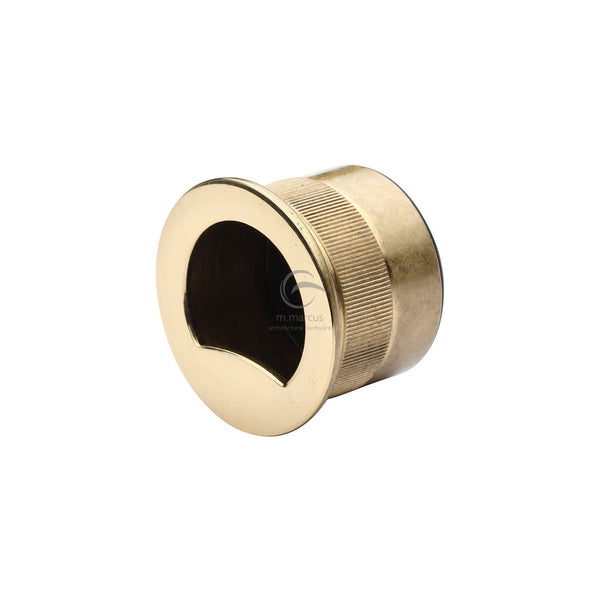 Sliding/Pocket Door Pull Ring by M Marcus - Heritage Brass