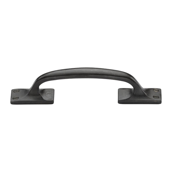 M Marcus - Heritage Brass, Rustic Bronze Offset Cabinet Pull Handle, Cabinet Hardware, Cabinet Pull Handles