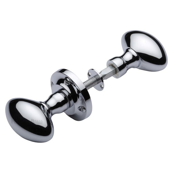 Suffolk Rim Door Knob by M Marcus - Heritage Brass