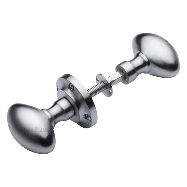 Suffolk Rim Door Knob by M Marcus - Heritage Brass