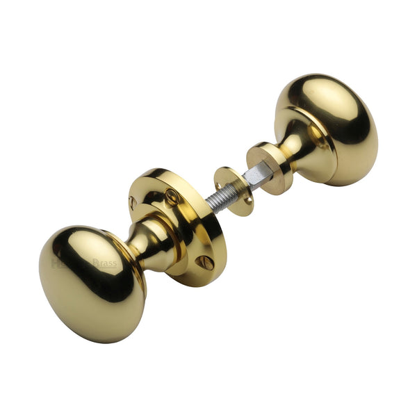 Victoria Rim Door Knob by M Marcus - Heritage Brass