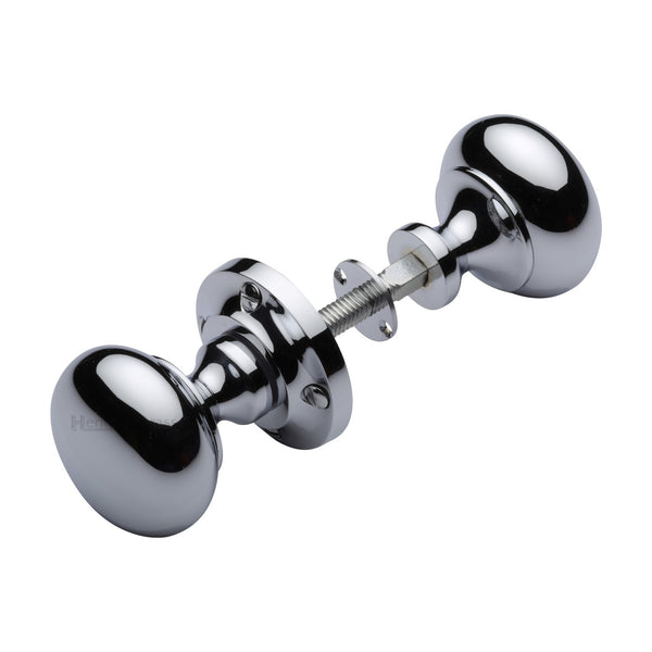 Victoria Rim Door Knob by M Marcus - Heritage Brass