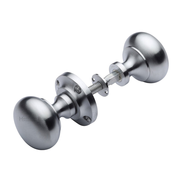 Victoria Rim Door Knob by M Marcus - Heritage Brass