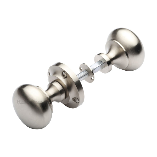 Victoria Rim Door Knob by M Marcus - Heritage Brass