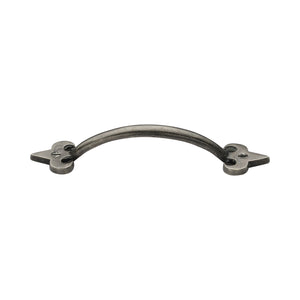 M Marcus - Heritage Brass, Rustic Pewter Fleur-De-Lys Cabinet Pull Handle, Cabinet Hardware, Cabinet Pull Handles