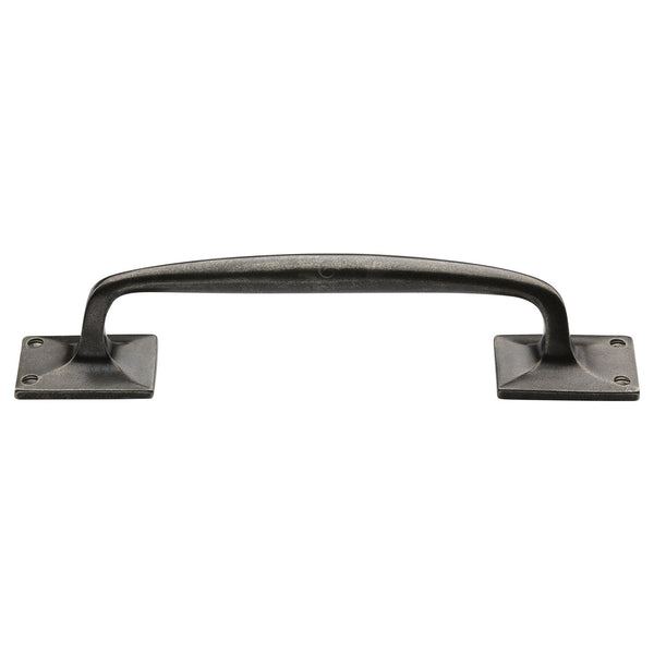 M Marcus - Heritage Brass, Rustic Pewter Offset Cabinet Pull Handle, Cabinet Hardware, Cabinet Pull Handles