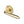 Sutton Reeded Door Handle on Round Rose by M Marcus - Heritage Brass