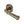 Bridgetown Reeded Door Handle on Round Rose by M Marcus - Heritage Brass
