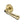 Bridgetown Reeded Door Handle on Round Rose by M Marcus - Heritage Brass