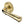 M Marcus - Heritage Brass, Bridgetown Reeded Door Handle on Round Rose, Door Handles, Door Handles on Round Rose