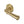 Bridgetown Reeded Door Handle on Round Rose by M Marcus - Heritage Brass