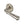 Bridgetown Reeded Door Handle on Round Rose by M Marcus - Heritage Brass