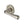 Charlbury Reeded Door Handle on Round Rose by M Marcus - Heritage Brass