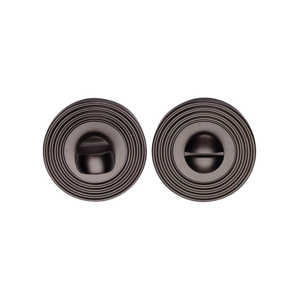 Reeded Thumbturn & Emergency Release - RR4049 by M Marcus - Heritage Brass