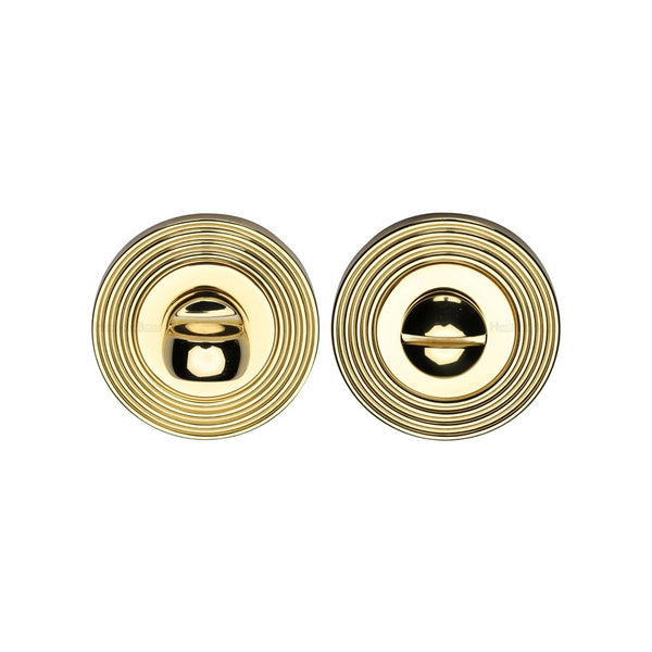 Reeded Thumbturn & Emergency Release - RR4049 by M Marcus - Heritage Brass