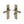 Bauhaus Reeded Door Handle on Plate by M Marcus - Heritage Brass