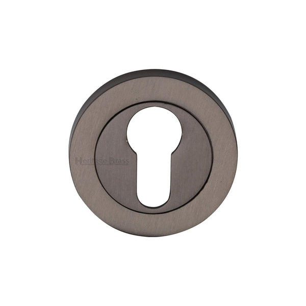 M Marcus - Heritage Brass, Euro Profile Cylinder Escutcheon Round - RS2004, Escutcheons & Privacy Thumbturns, Escutcheons