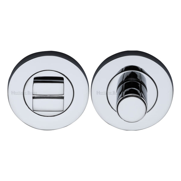 M Marcus - Heritage Brass, Round Bathroom Turn & Release - RS2030, Escutcheons & Privacy Thumbturns, Turn & Release